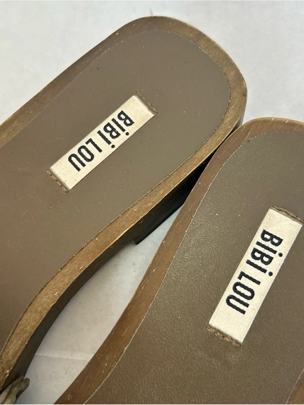 Bibi Lou Olive Suede Espadrille Slide